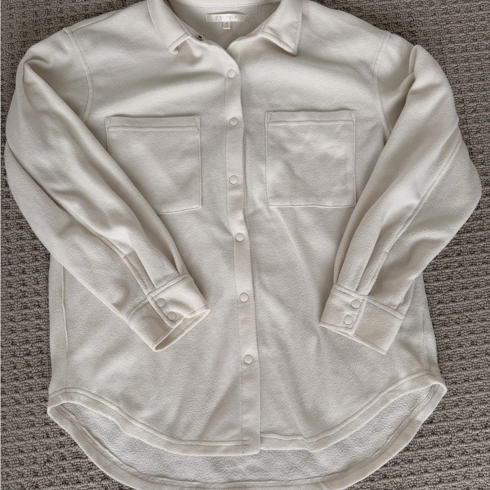 Z Supply Button Up Fleece Shacket